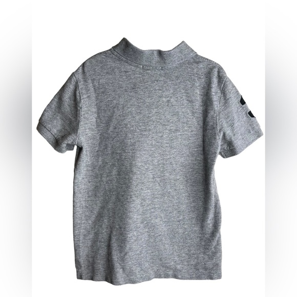 POLO RALPH LAUREN: Gray Polo Shirt with Large Pony Logo, Size 7 - Picture 2 of 6